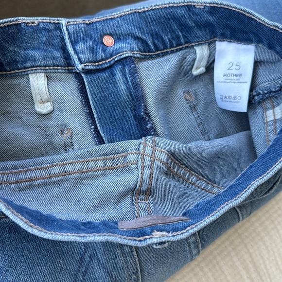 NWT MOTHER The Maven High-Rise Wide-Leg Ankle Jeans - Picture 8 of 10